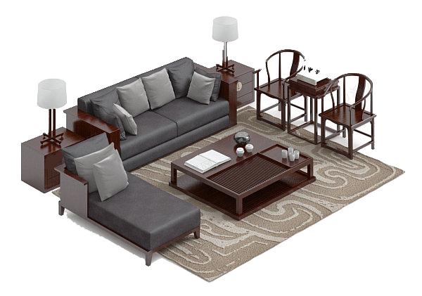 欧式沙发模型素材产品工业素材免费下载(图片编号:687927)-六图网